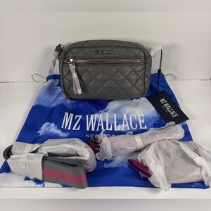 MZ Wallace Mini Crossbody Ash Rec XXS Brand New With Tags